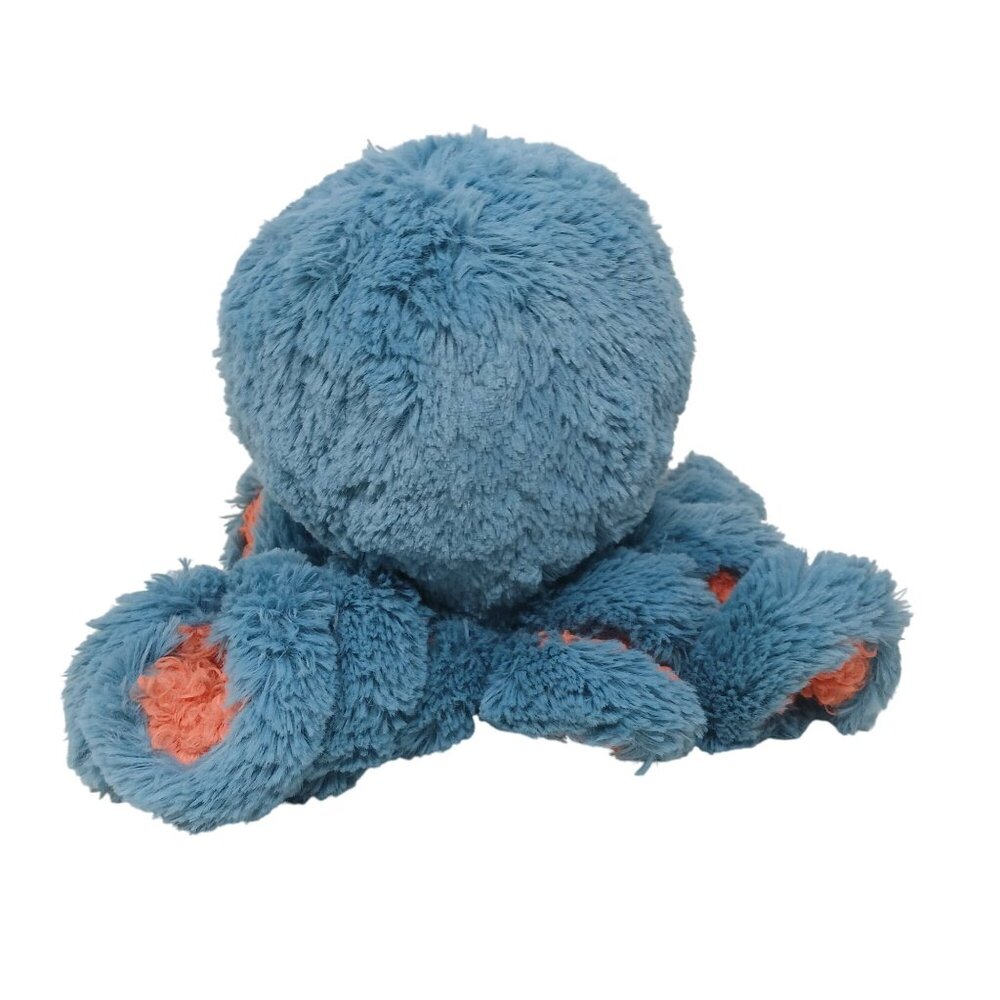Manhattan Toy Co Plush Octopus Stuffed Animal 8" Blue & Orange Soft Cuddly #D51 - Picture 11 of 12